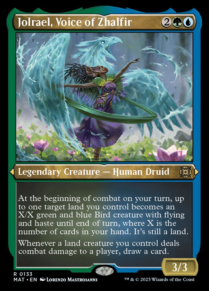 Jolrael, Voice of Zhalfir (Foil Etched) [March of the Machine: The Aftermath] | Jomio and Rueliete's Cards and Comics