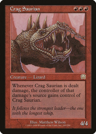 Crag Saurian [Mercadian Masques] | Jomio and Rueliete's Cards and Comics