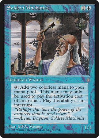 Soldevi Machinist [Ice Age] | Jomio and Rueliete's Cards and Comics