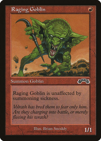 Raging Goblin [Exodus] | Jomio and Rueliete's Cards and Comics