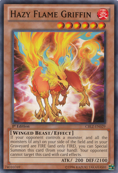 Hazy Flame Griffin [CBLZ-EN029] Common | Jomio and Rueliete's Cards and Comics