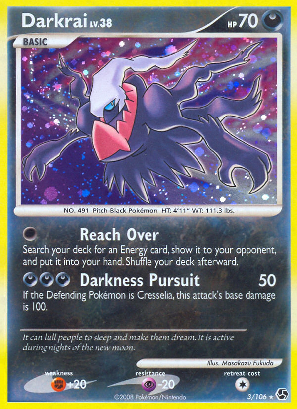 Darkrai (3/106) [Diamond & Pearl: Great Encounters] | Jomio and Rueliete's Cards and Comics