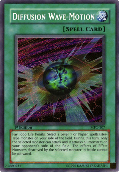 Diffusion Wave-Motion [MFC-107] Secret Rare | Jomio and Rueliete's Cards and Comics