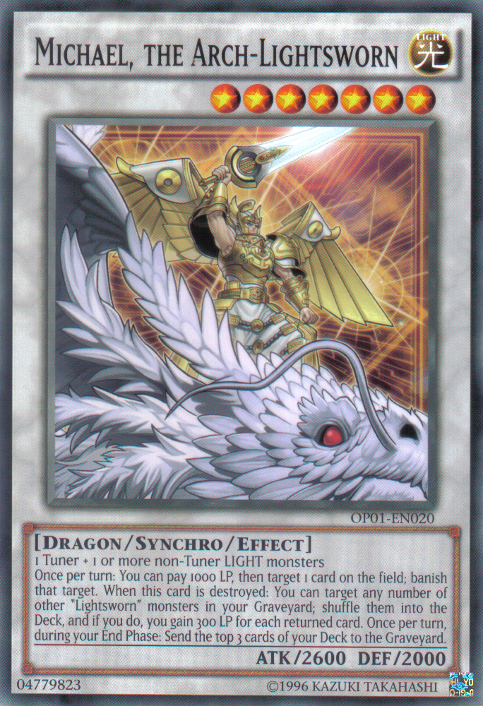 Michael, the Arch-Lightsworn [OP01-EN020] Common | Jomio and Rueliete's Cards and Comics