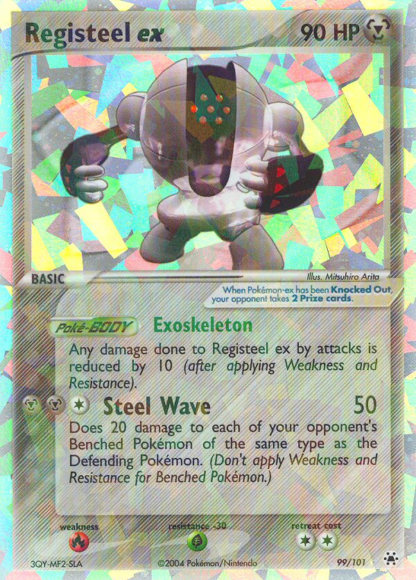 Registeel ex (99/101) [EX: Hidden Legends] | Jomio and Rueliete's Cards and Comics