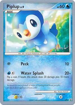 Piplup LV.9 (DP03) (Empotech - Dylan Lefavour) [World Championships 2008] | Jomio and Rueliete's Cards and Comics