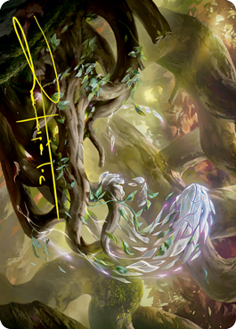 Emergent Sequence Art Card (Gold-Stamped Signature) [Strixhaven: School of Mages Art Series] | Jomio and Rueliete's Cards and Comics