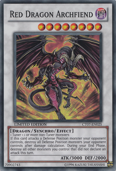 Red Dragon Archfiend [CT07-EN025] Super Rare | Jomio and Rueliete's Cards and Comics