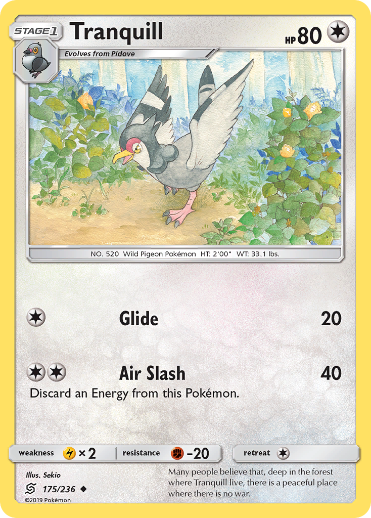 Tranquill (175/236) [Sun & Moon: Unified Minds] | Jomio and Rueliete's Cards and Comics