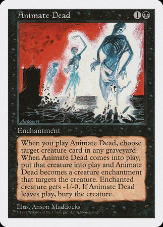 Animate Dead [Fifth Edition] | Jomio and Rueliete's Cards and Comics