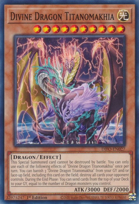 Divine Dragon Titanomakhia [DIFO-EN027] Common | Jomio and Rueliete's Cards and Comics