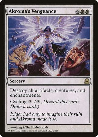 Akroma's Vengeance [Commander 2011] | Jomio and Rueliete's Cards and Comics