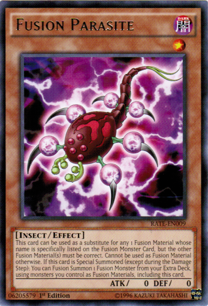 Fusion Parasite [RATE-EN009] Rare | Jomio and Rueliete's Cards and Comics