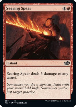 Searing Spear [Jumpstart 2022] | Jomio and Rueliete's Cards and Comics