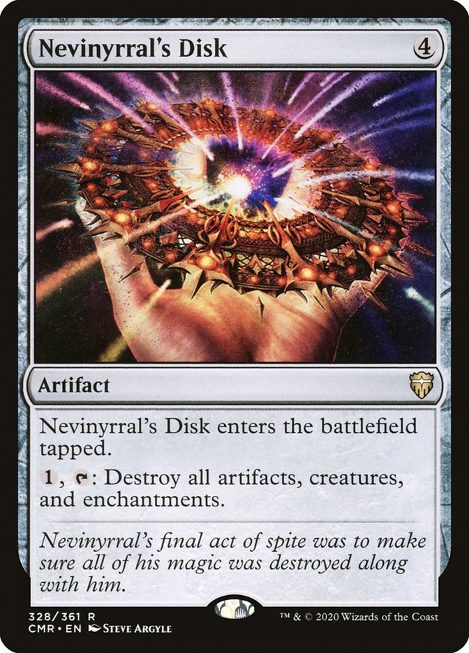 Nevinyrral's Disk [Commander Legends] | Jomio and Rueliete's Cards and Comics