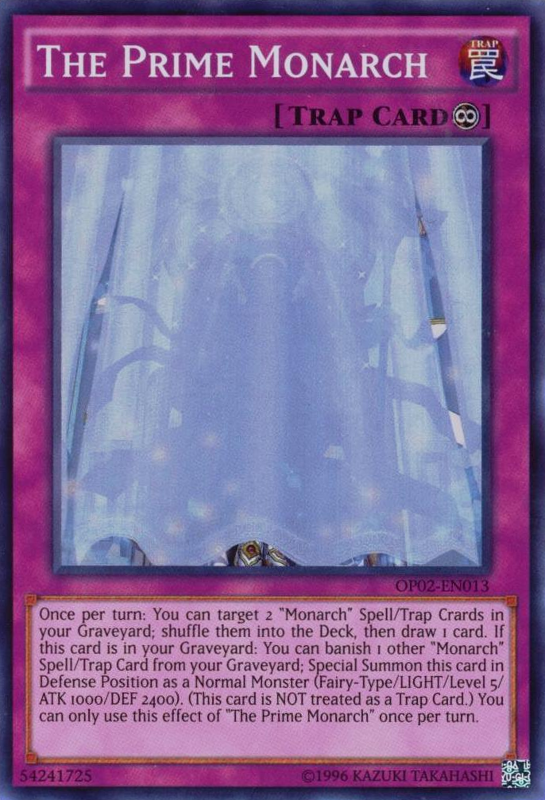 The Prime Monarch [OP02-EN013] Super Rare | Jomio and Rueliete's Cards and Comics