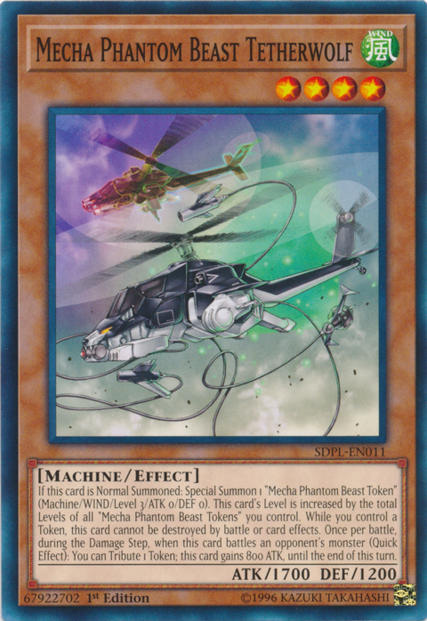 Mecha Phantom Beast Tetherwolf [SDPL-EN011] Common | Jomio and Rueliete's Cards and Comics