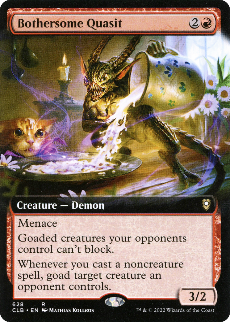 Bothersome Quasit (Extended Art) [Commander Legends: Battle for Baldur's Gate] | Jomio and Rueliete's Cards and Comics