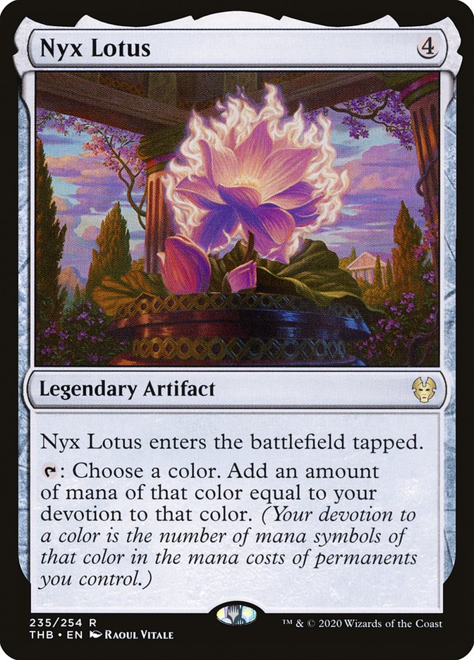 Nyx Lotus [Theros Beyond Death] | Jomio and Rueliete's Cards and Comics