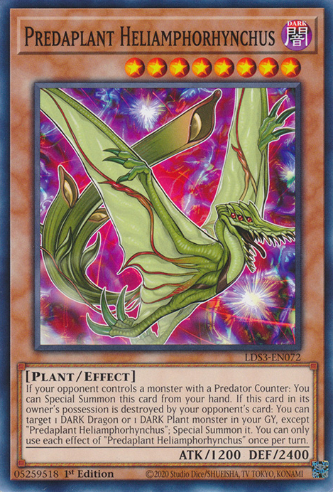 Predaplant Heliamphorhynchus [LDS3-EN072] Common | Jomio and Rueliete's Cards and Comics