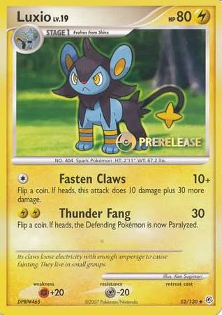 Luxio (52/130) (Prerelease Promo) [Nintendo: Black Star Promos] | Jomio and Rueliete's Cards and Comics