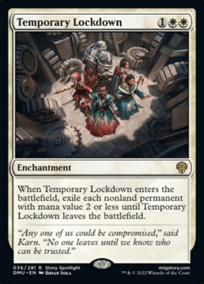 Temporary Lockdown [Dominaria United] | Jomio and Rueliete's Cards and Comics