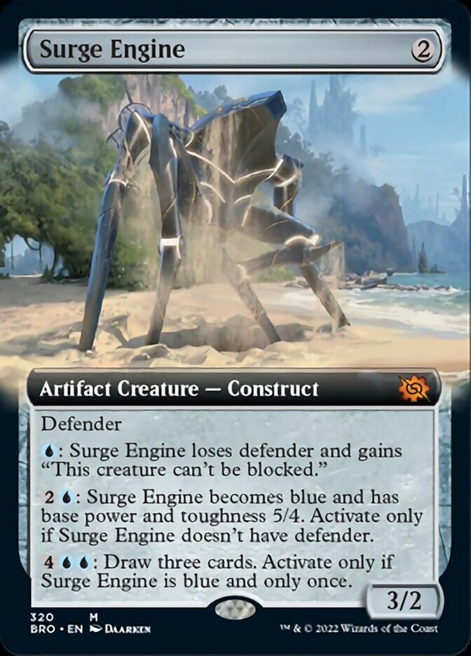 Surge Engine (Extended Art) [The Brothers' War] | Jomio and Rueliete's Cards and Comics