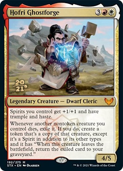 Hofri Ghostforge [Strixhaven: School of Mages Prerelease Promos] | Jomio and Rueliete's Cards and Comics