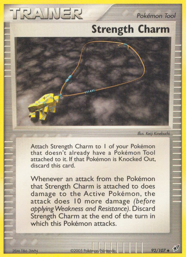 Strength Charm (92/107) [EX: Deoxys] | Jomio and Rueliete's Cards and Comics
