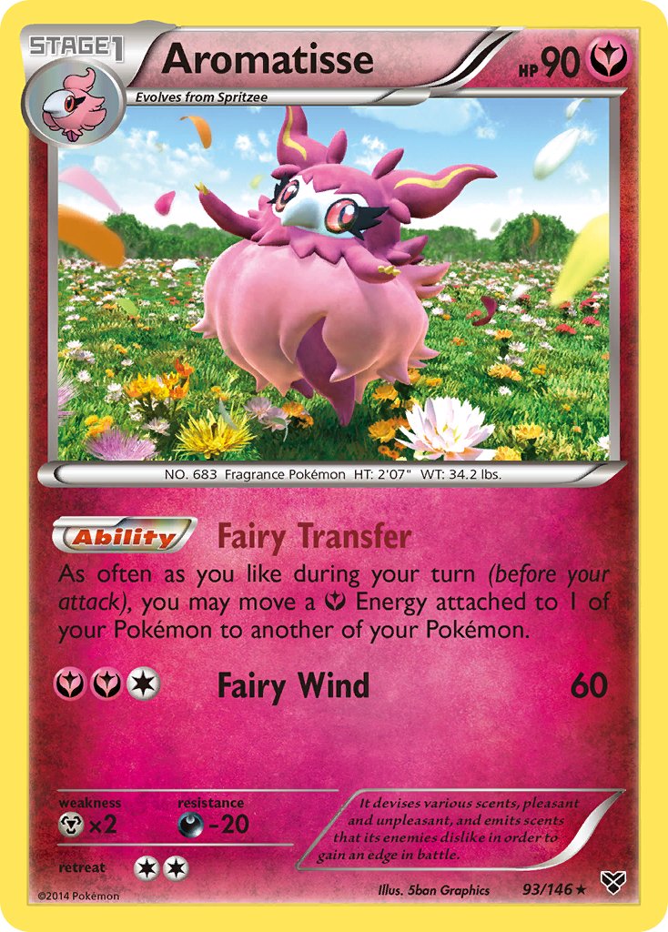 Aromatisse (93/146) (Theme Deck Exclusive) [XY: Base Set] | Jomio and Rueliete's Cards and Comics