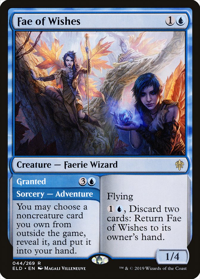 Fae of Wishes // Granted [Throne of Eldraine] | Jomio and Rueliete's Cards and Comics