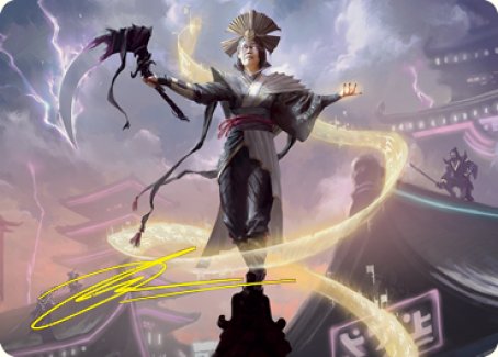 Naomi, Pillar of Order Art Card (Gold-Stamped Signature) [Kamigawa: Neon Dynasty Art Series] | Jomio and Rueliete's Cards and Comics
