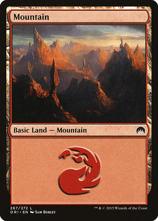 Mountain (267) [Magic Origins] | Jomio and Rueliete's Cards and Comics