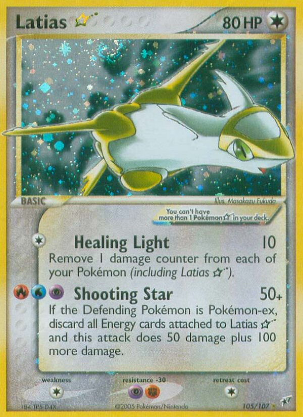 Latias Star (105/107) [EX: Deoxys] | Jomio and Rueliete's Cards and Comics