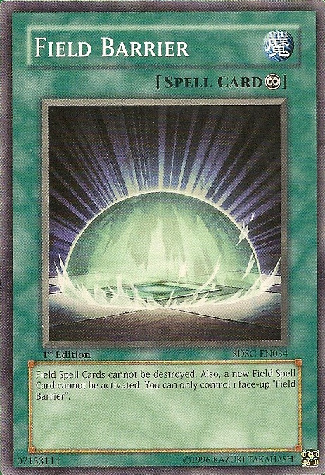 Field Barrier [SDSC-EN034] Common | Jomio and Rueliete's Cards and Comics