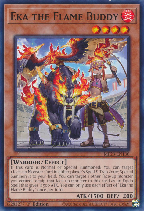 Eka the Flame Buddy [MP23-EN130] Common | Jomio and Rueliete's Cards and Comics