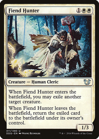 Fiend Hunter [Duel Decks: Blessed vs. Cursed] | Jomio and Rueliete's Cards and Comics