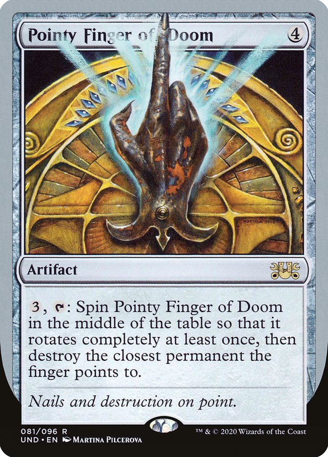 Pointy Finger of Doom [Unsanctioned] | Jomio and Rueliete's Cards and Comics