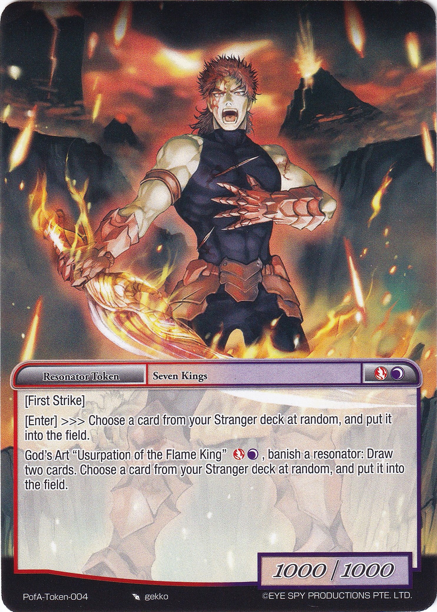 Melgis Token (PofA Token-004) [Alice Origin IV: Prologue of Attoractia] | Jomio and Rueliete's Cards and Comics
