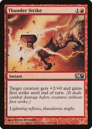Thunder Strike [Magic 2011] | Jomio and Rueliete's Cards and Comics