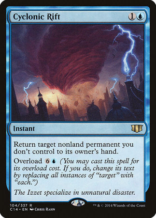 Cyclonic Rift [Commander 2014] | Jomio and Rueliete's Cards and Comics