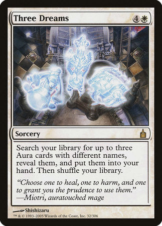 Three Dreams [Ravnica: City of Guilds] | Jomio and Rueliete's Cards and Comics