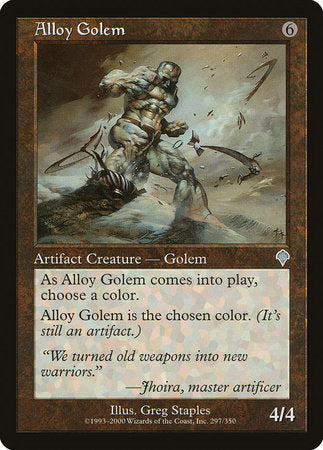 Alloy Golem [Invasion] | Jomio and Rueliete's Cards and Comics