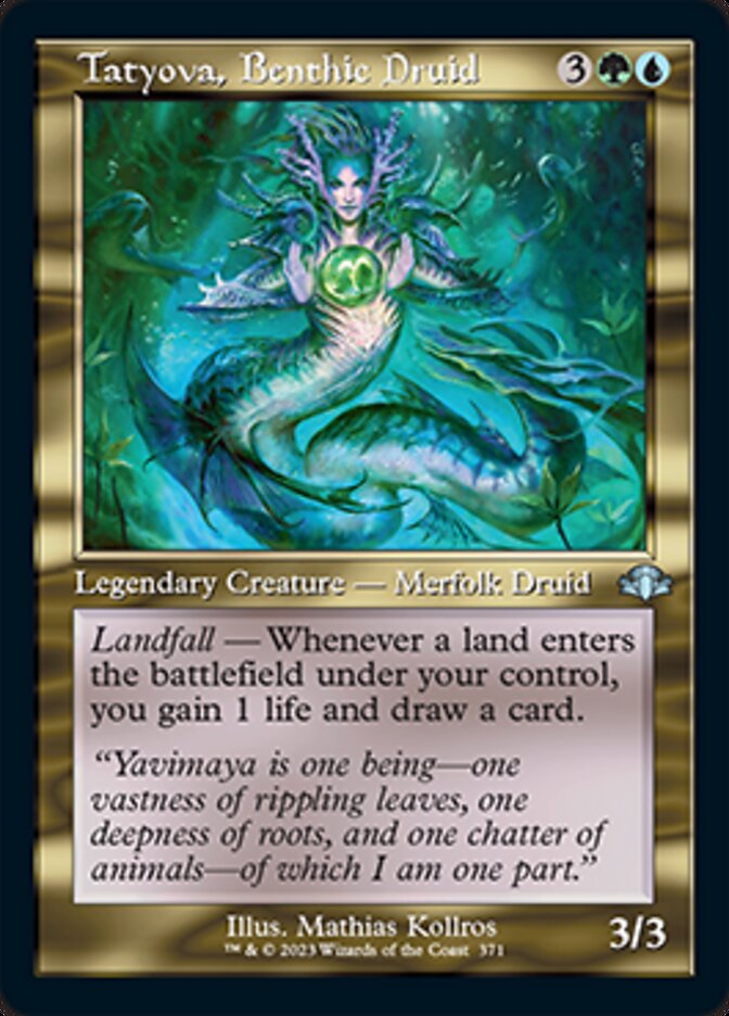 Tatyova, Benthic Druid (Retro) [Dominaria Remastered] | Jomio and Rueliete's Cards and Comics