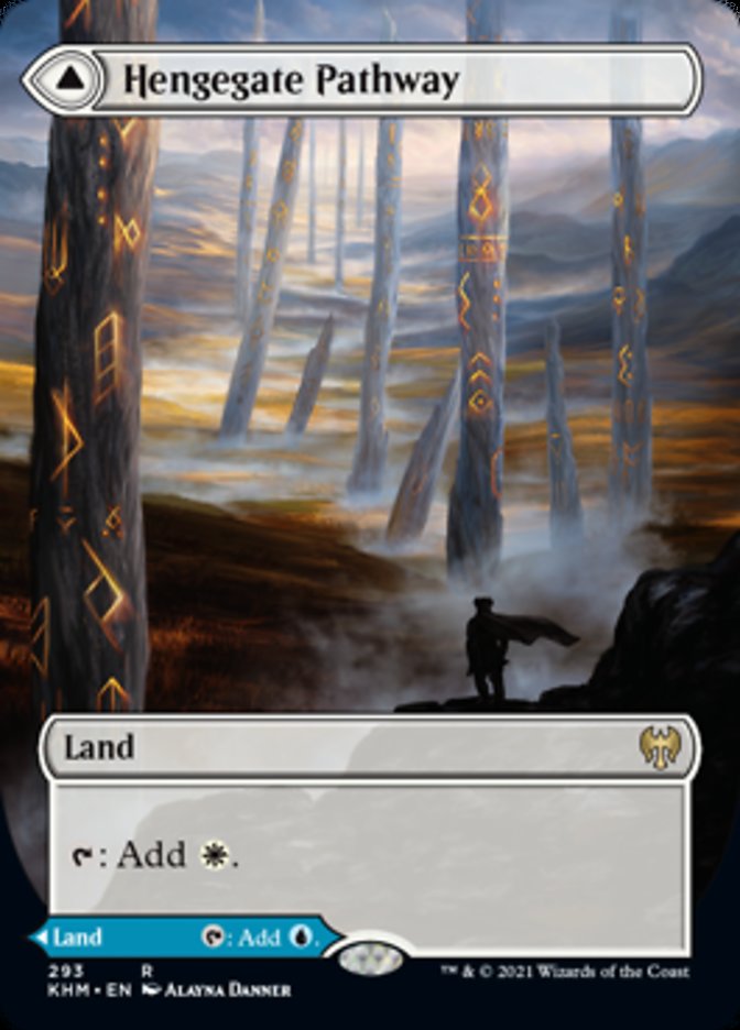 Hengegate Pathway // Mistgate Pathway (Borderless Alternate Art) [Kaldheim] | Jomio and Rueliete's Cards and Comics