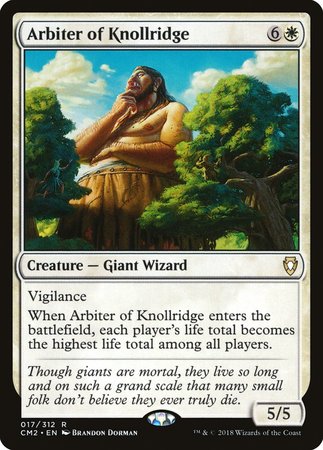 Arbiter of Knollridge [Commander Anthology Volume II] | Jomio and Rueliete's Cards and Comics
