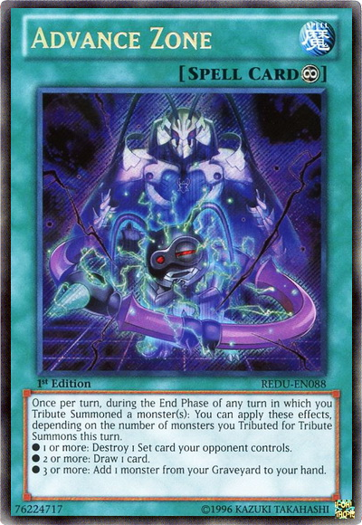 Advance Zone [REDU-EN088] Secret Rare | Jomio and Rueliete's Cards and Comics