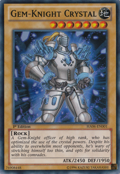 Gem-Knight Crystal [HA06-EN001] Super Rare | Jomio and Rueliete's Cards and Comics
