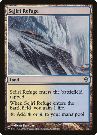 Sejiri Refuge [Zendikar] | Jomio and Rueliete's Cards and Comics