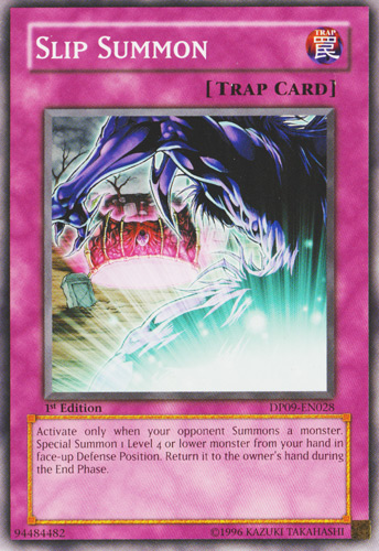 Slip Summon [DP09-EN028] Common | Jomio and Rueliete's Cards and Comics
